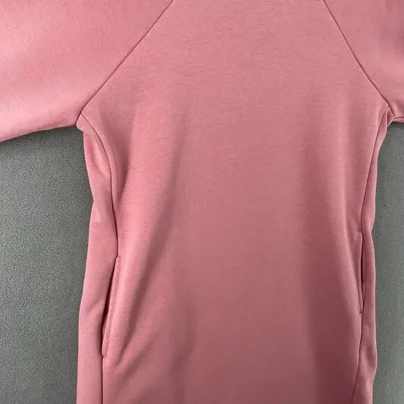 Pact Organic Cotton Blend Crew Neck Pullover Tunic Sweatshirt Womens M Pockets - Picture 7 of 15